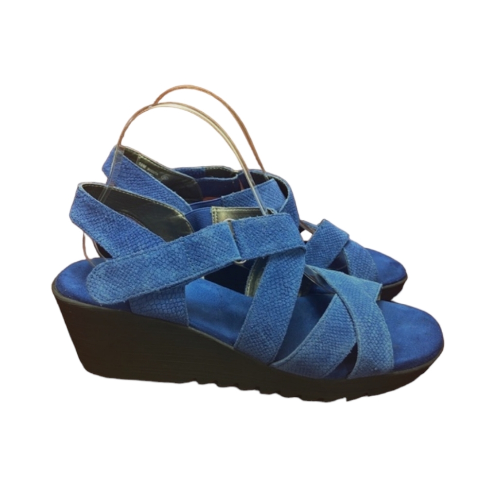 Aerosoles Blue Wedge Sandals